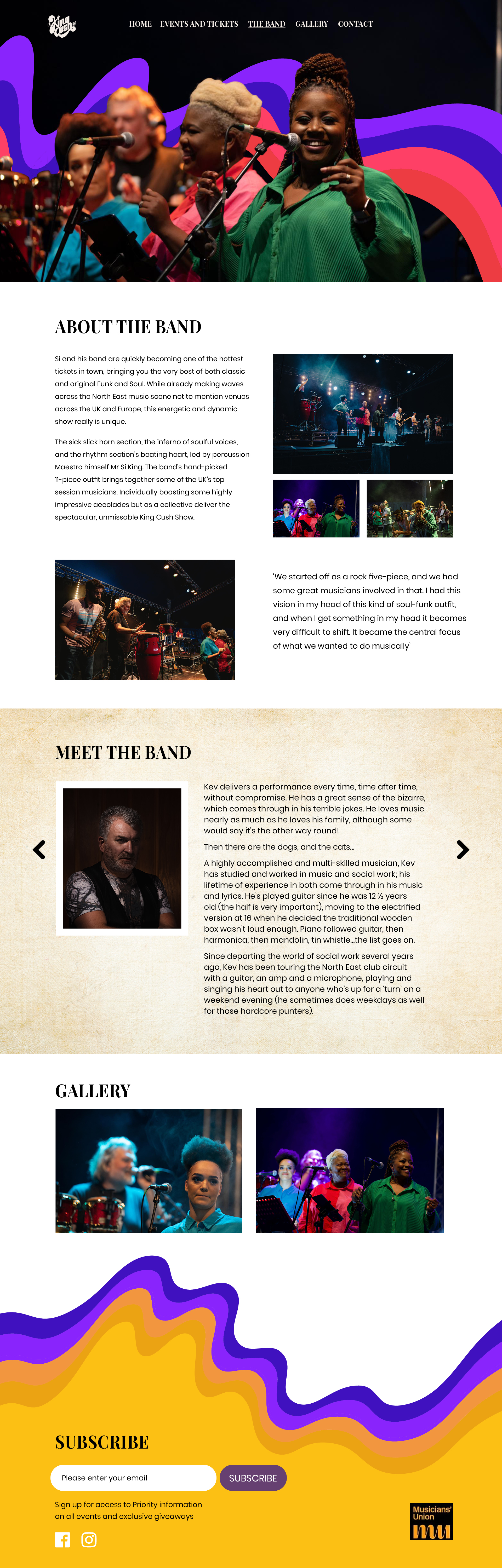 KING CUSH Website 2 pages2>